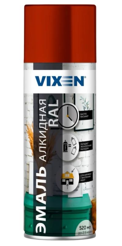 Лот: 12930383. Фото: 1. Эмаль Vixen, VX-13001 универсальная... Краски, лаки, растворитель