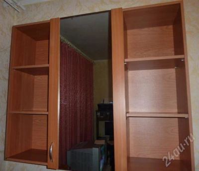 Лот: 728040. Фото: 1. Полочка с зеркалом!. Гостиные, стенки, горки