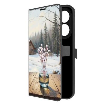 Лот: 25385436. Фото: 1. Чехол Krutoff Eco Book "Верба... Чехлы, бамперы
