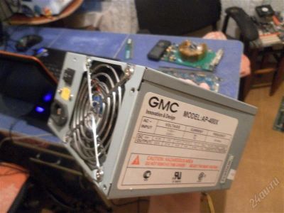 Лот: 1473166. Фото: 1. БП GMC 400W питание под видео. Корпуса, блоки питания