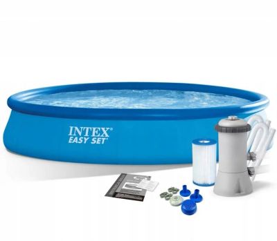 Лот: 15818103. Фото: 1. Бассейн Easy Set 457м x 84, intex... Бассейны, аксессуары и комплектующие