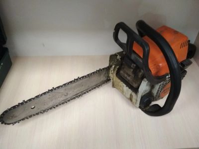 Лот: 13333907. Фото: 1. Бензопила STIHL MS 180 C. ID4681... Бензо-, мотоинструмент