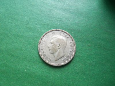 Лот: 23266254. Фото: 1. Великобритания 6 пенсов 1944 г... Великобритания и острова