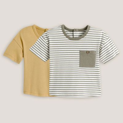 Лот: 24222804. Фото: 1. Комплект из 2 футболок LaRedoute. Футболки, поло, топы, лонгсливы