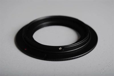 Лот: 1206393. Фото: 1. Кольцо переходное М39-Canon чёрное... Переходники
