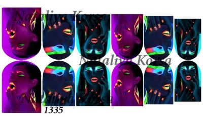 Лот: 6577450. Фото: 1. Стикеры водные (слайдер-дизайн... Украшения, дизайн ногтей