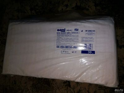 Лот: 10709532. Фото: 1. подгузники для взрослых SENI BASIC... Реабилитация, уход за больными