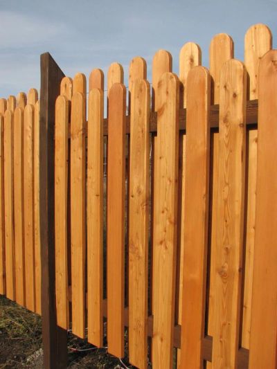 Лот: 3859267. Фото: 1. Деревянный забор из строганной... Ворота, заборы, шлагбаумы