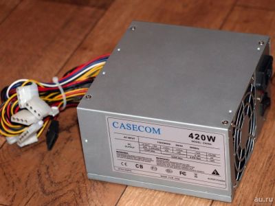 Лот: 9008260. Фото: 1. Casecom 420W(новый). Корпуса, блоки питания