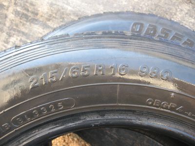 Лот: 14320169. Фото: 1. Шины Toyo Observe gp4 215/65 R16... Шины