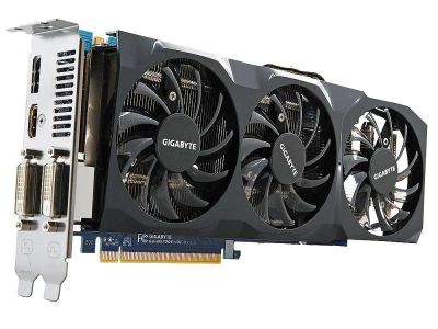 Лот: 3993009. Фото: 1. GigaByte GTX570 Windforce 3x Super... Видеокарты
