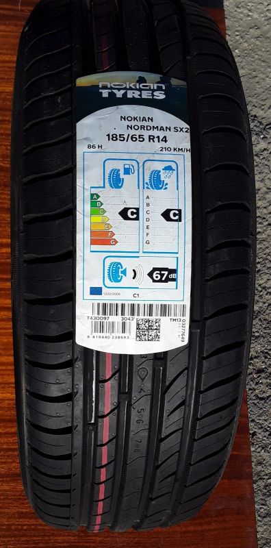 Лот: 18845815. Фото: 1. 185/65 R14 Nokian Nordman SX2... Шины