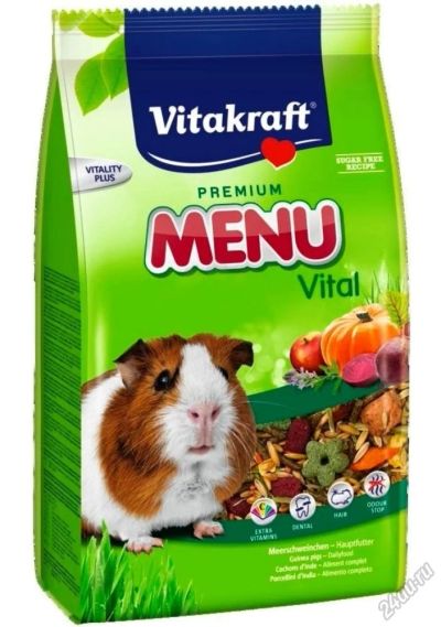 Лот: 5840088. Фото: 1. Корм Vitakraft Premium Menu Vital... Корма