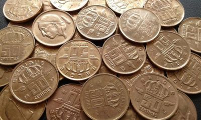 Лот: 8064905. Фото: 1. 20 монет Бельгии ( 50с ) - одним... Европа