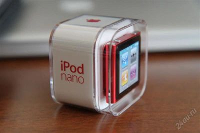 Лот: 1657207. Фото: 1. Ipod nano 16 gb RED edition. Плееры