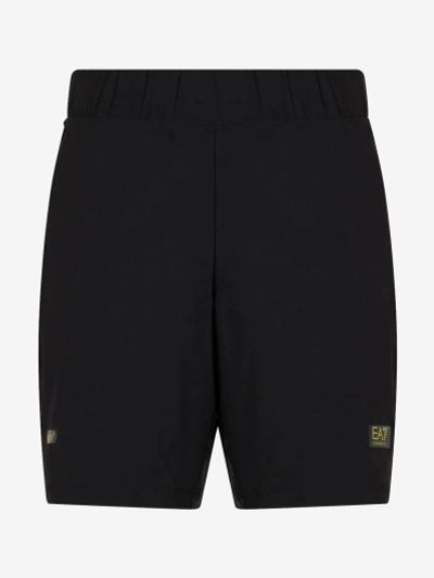 Лот: 22442137. Фото: 1. Шорты мужские EA7 Shorts, Черный. Шорты