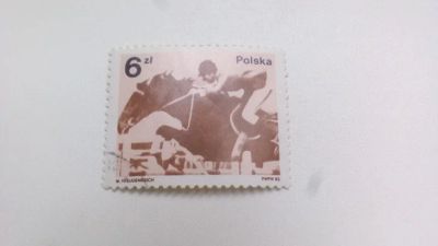 Лот: 11731653. Фото: 1. Марка 6 Злотых 1983 год Польша... Марки