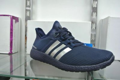 Лот: 9697630. Фото: 1. Кроссовки Adidas синие лот № 237... Кеды, кроссовки, слипоны