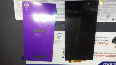 Лот: 7146753. Фото: 1. Sony Xperia Z 1 модуль черный... Матрицы для дисплея