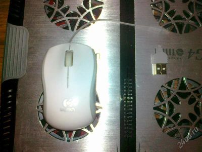 Лот: 1665756. Фото: 1. Мышь проводная Logitech M125 White. Клавиатуры и мыши