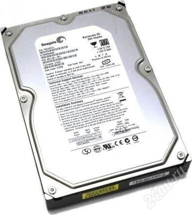 Лот: 135003. Фото: 1. HDD SATA 500GB Seagate Barracuda. Жёсткие диски (HDD)
