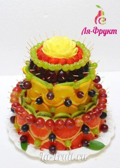 Лот: 15834997. Фото: 1. Фруктовый торт №2. Другое (сувениры, подарки)