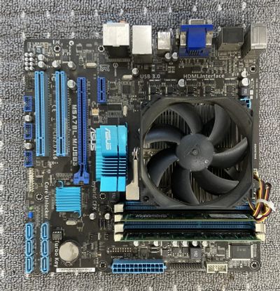 Лот: 25049621. Фото: 1. Материнская плата ASUS, Процессор... Комплекты запчастей