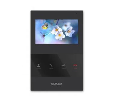 Лот: 17911360. Фото: 1. Видеодомофон Slinex SQ-04 Black... Домофонные системы