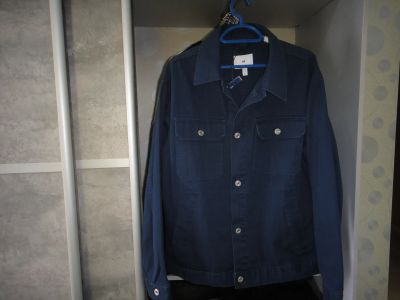 Лот: 25579141. Фото: 1. Джинсовая куртка H&M MAN оригинал... Верхняя одежда