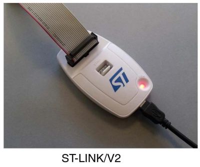 Лот: 5511576. Фото: 1. Оригинальный программатор ST-Link... Микроконтроллеры