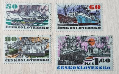 Лот: 23522305. Фото: 1. Марки. Чехословакия. 1972. Корабли... Марки