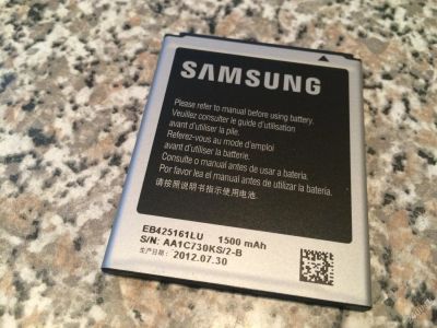 Лот: 5489470. Фото: 1. Акб Аккумулятор EB425161LU Samsung... Аккумуляторы
