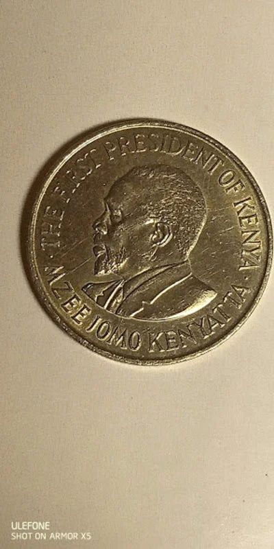 Лот: 17196344. Фото: 1. 5 центов Кения 1971г. первый президент... Африка