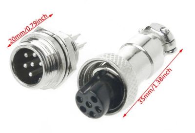Лот: 14363989. Фото: 1. Разъём GX12 6 Pin. Разъёмы