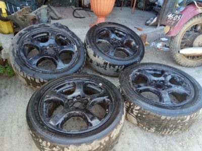 Лот: 11633741. Фото: 1. Диски Subaru R17 Japan + шины. Диски