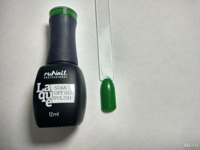 Лот: 13711200. Фото: 1. Гель лак Runail "Зелёное яблоко... Лак для ногтей