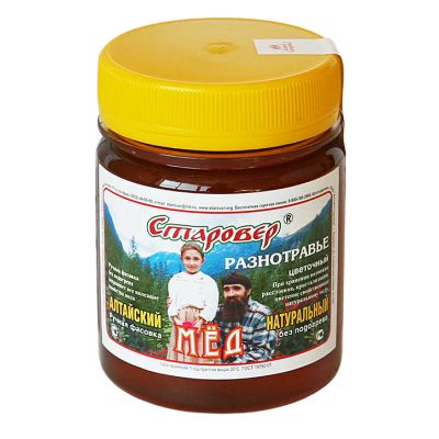 Лот: 11770271. Фото: 1. Мёд Разнотравье п/п 300гр (Алтай... Мёд, продукты пчеловодства