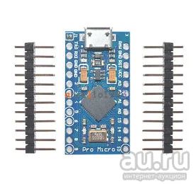 Лот: 12787096. Фото: 1. Arduino pro micro leonardo. Микроконтроллеры