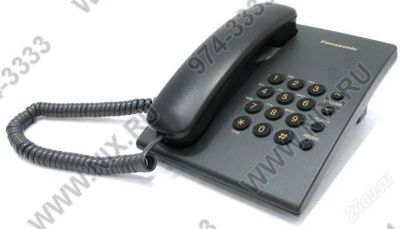 Лот: 77978. Фото: 1. Panasonic KX-TS2350RUB <Black... Проводные телефоны