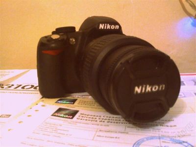 Лот: 2260184. Фото: 1. nikon d3100 18-55 vr-kit состояние... Цифровые зеркальные