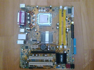 Лот: 1129814. Фото: 1. Мат плата Asus P5L-MX. Материнские платы