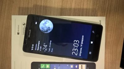 Лот: 8888176. Фото: 1. Microsoft Lumia 950 Dual Sim Black. Смартфоны
