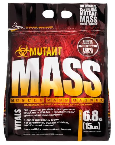 Лот: 4178670. Фото: 1. Гейнер Mutant MASS 6,8 кг. Спортивное... Спортивное питание, витамины
