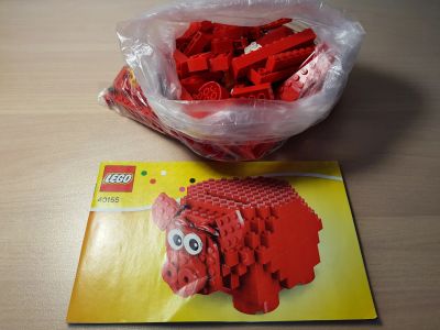 Лот: 12390669. Фото: 1. Эксклюзив от Lego, Свинья - копилка... Конструкторы