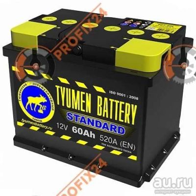 Лот: 13288853. Фото: 1. Аккумулятор ТЮМЕНЬ 60 А/Чполярность... Аккумуляторы