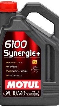 Лот: 14472515. Фото: 1. Motul 6100 synergie+ 10w40 4л. Масла, жидкости