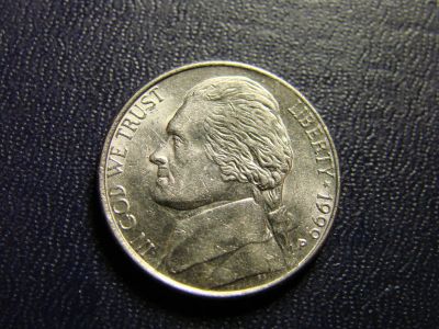 Лот: 10577743. Фото: 1. 5 центов 1999, США, с президентом... Америка
