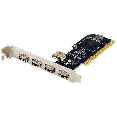 Лот: 11267963. Фото: 1. USB controller card 5usb PCI. Платы расширения, контроллеры, доп. порты