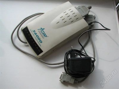 Лот: 331538. Фото: 1. Голосовой факс-модем Acorp 56000. Проводные модемы