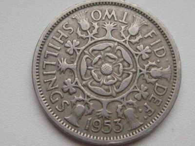 Лот: 3371455. Фото: 1. 2 шиллнга 1953. Великобритания и острова
